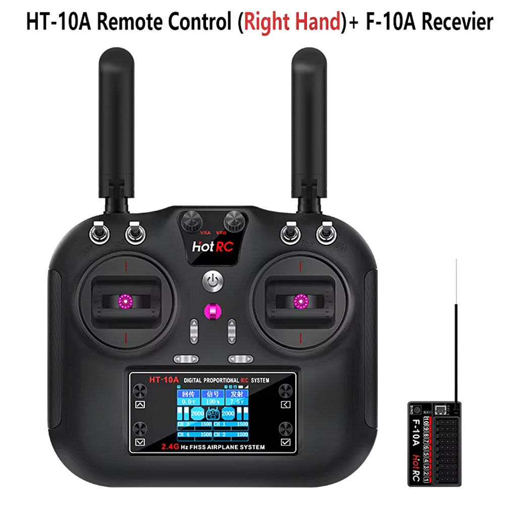 Rc Helicopter Battery - Émetteur Hotrc HT-10A 2.4G 10CH et