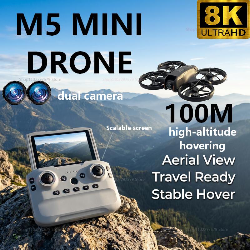 Nouveau Mini Drone M5 2026 ave - Rc Helicopter Gyro avis et prix