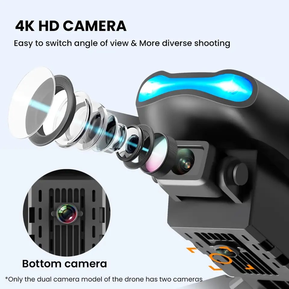 Nouveau Mini drone E99 4K WIFI - Rc Helicopter Gas avis et prix